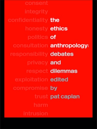 The Ethics of Anthropology