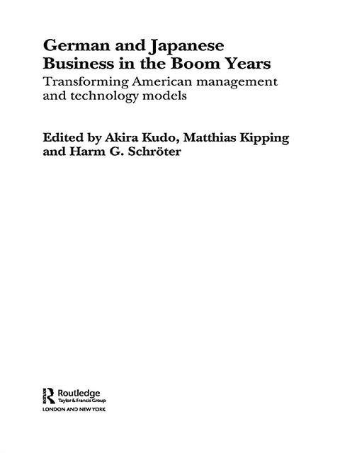 Cover image for book German and Japanese Business in the Boom Years