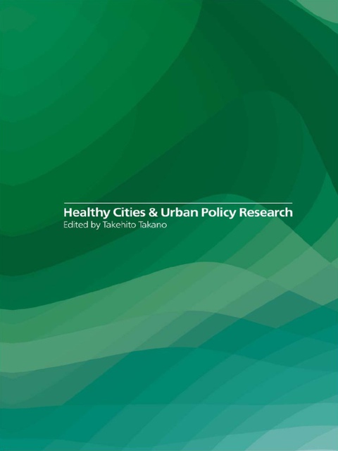 Cover image for book Healthy Cities and Urban Policy Research
