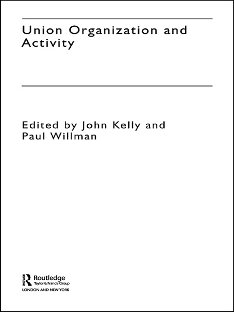 Cover image for book Union Organization and Activity