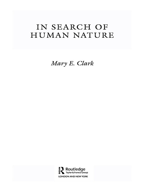 Cover image for book In Search of Human Nature