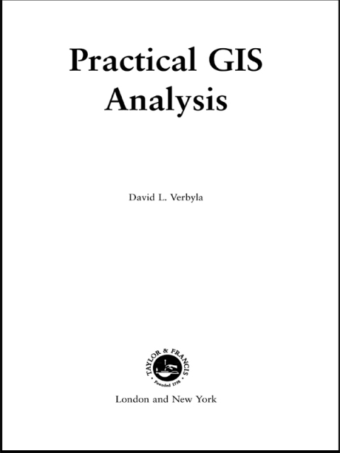 Cover image for book Practical GIS Analysis