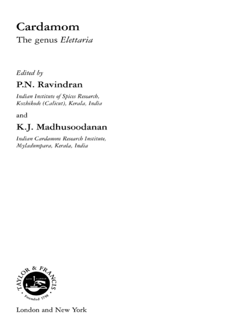Cover image for book Cardamom
