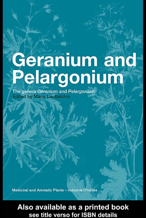 Cover image for book Geranium and Pelargonium