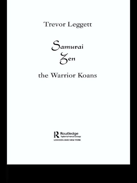 Cover image for book Samurai Zen