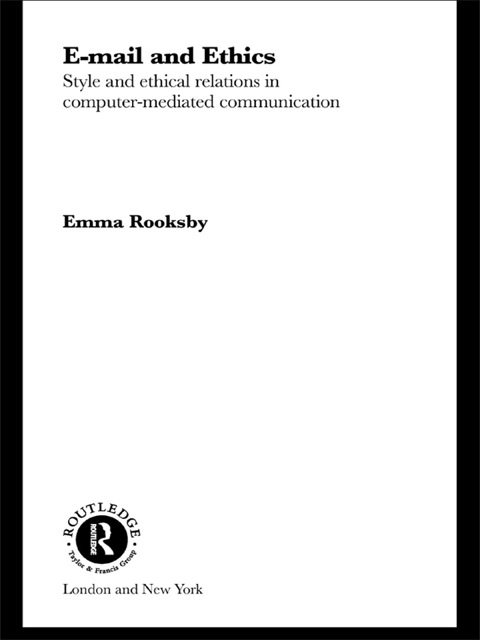 Cover image for book Email and Ethics