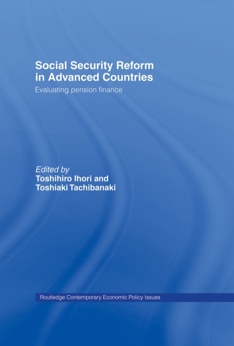Cover image for book Social Security Reform in Advanced Countries