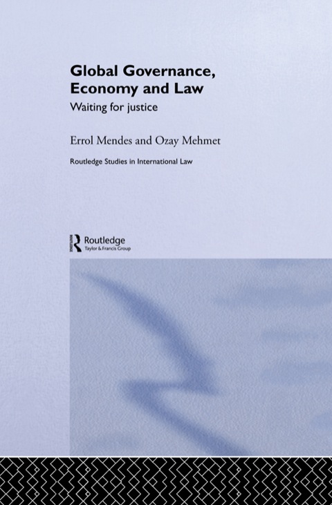 Cover image for book Global Governance, Economy and Law