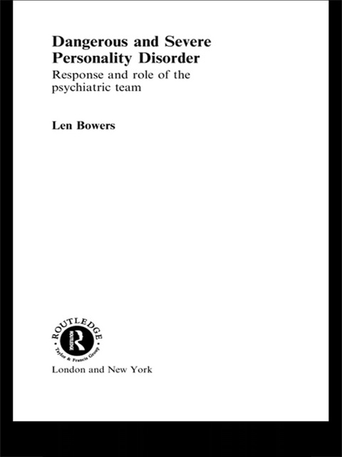 Cover image for book Dangerous and Severe Personality Disorder