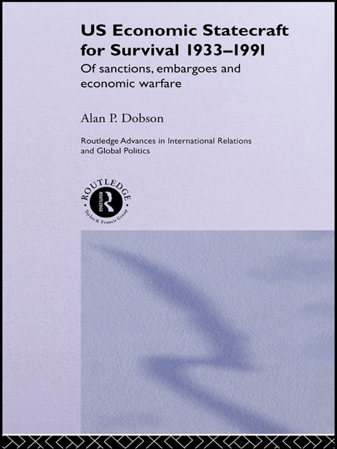 Cover image for book US Economic Statecraft for Survival, 1933-1991
