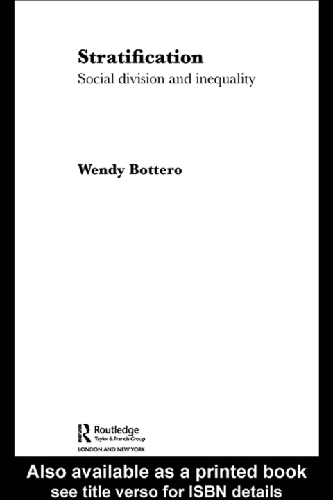 Cover image for book Stratification