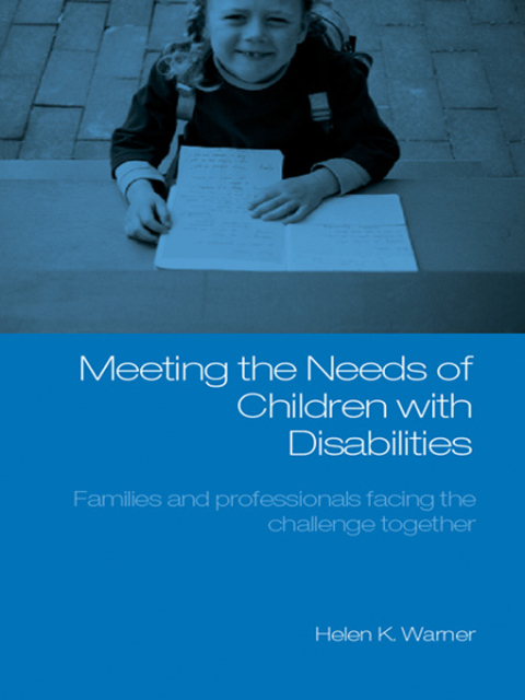 Cover image for book Meeting the Needs of Children with Disabilities