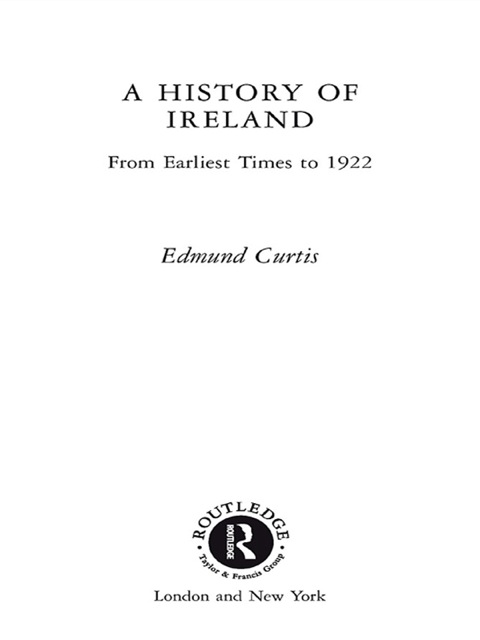 Cover image for book A History of Ireland