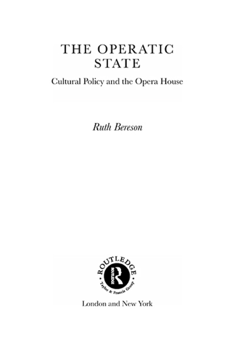 Cover image for book The Operatic State