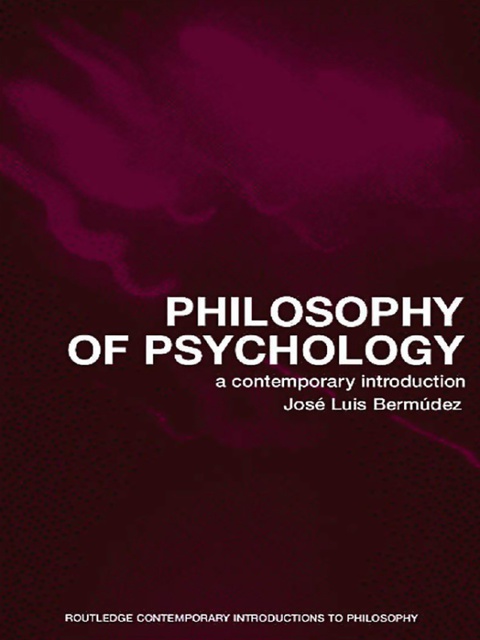 Cover image for book Philosophy of Psychology