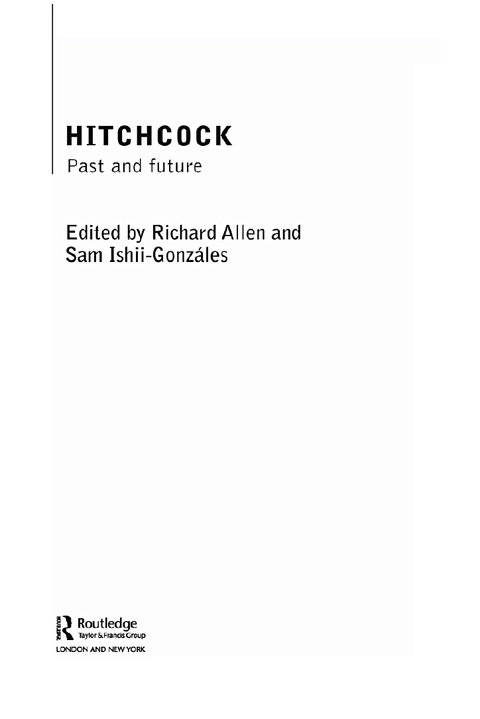 Cover image for book Hitchcock