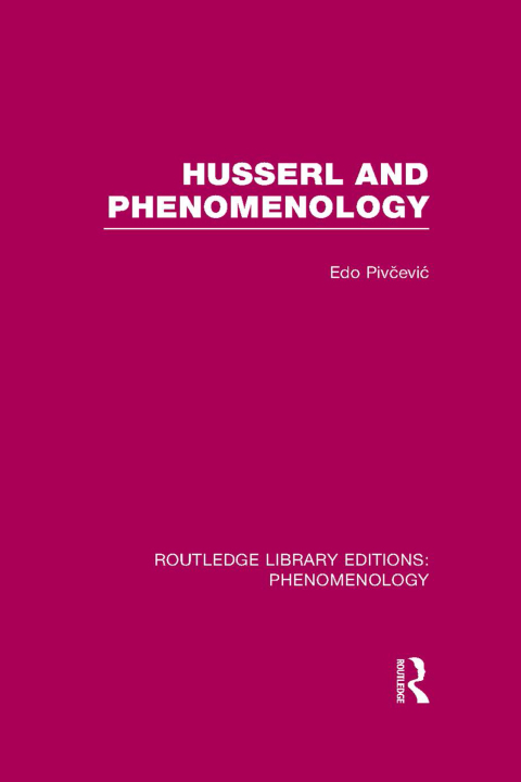 Cover image for book Husserl and Phenomenology