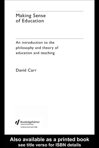 Making Sense of Education