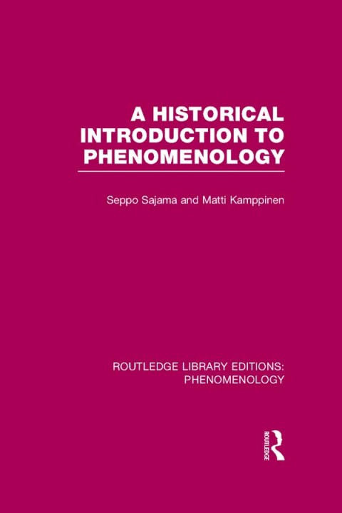 Cover image for book A Historical Introduction to Phenomenology