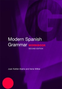 Cover image: Modern Spanish Grammar Workbook 2nd edition 9781138140936