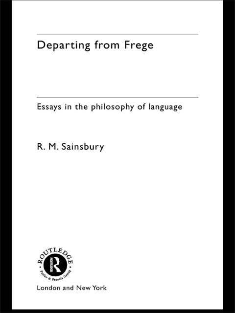 Cover image for book Departing from Frege