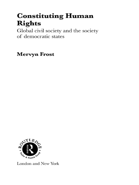 Cover image for book Constituting Human Rights