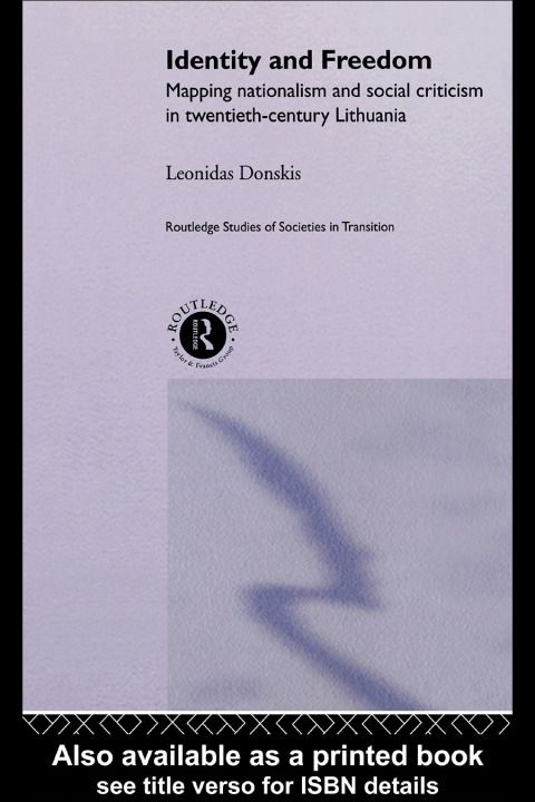 Cover image for book Identity and Freedom