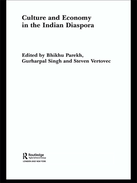 Cover image for book Culture and Economy in the Indian Diaspora