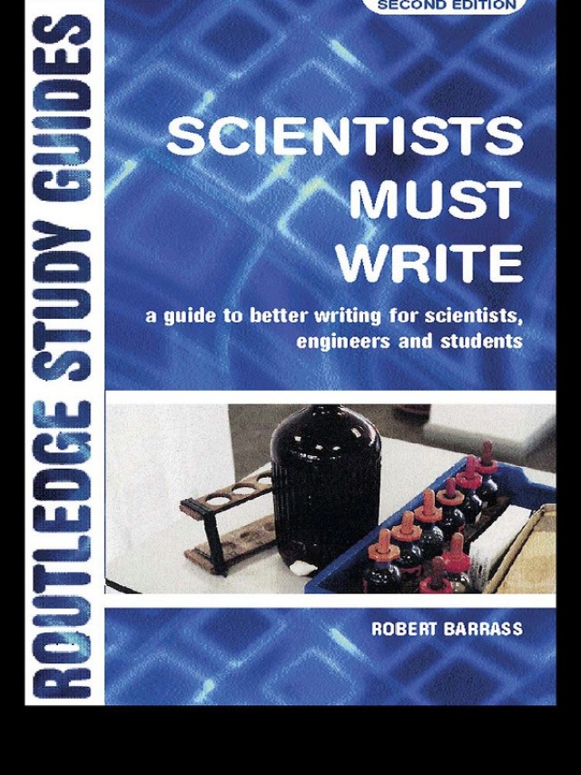 Scientists Must Write