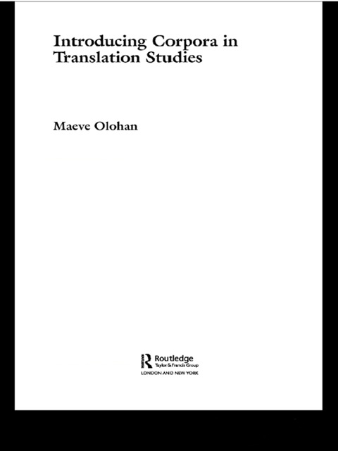 Cover image for book Introducing Corpora in Translation Studies