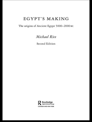 Egypt's Making