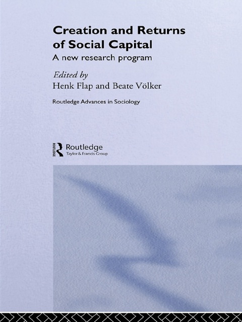 Cover image for book Creation and Returns of Social Capital