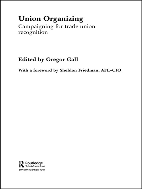 Cover image for book Union Organizing