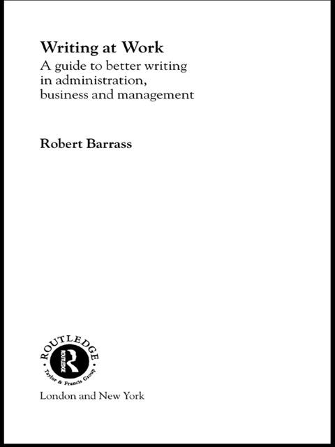 Cover image for book Writing at Work