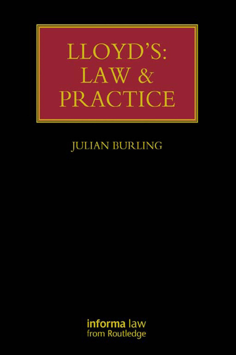 Cover image for book Lloyd's: Law and Practice