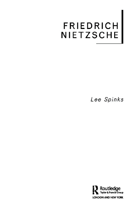 Cover image for book Friedrich Nietzsche