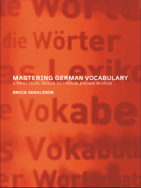 Cover image for book Mastering German Vocabulary