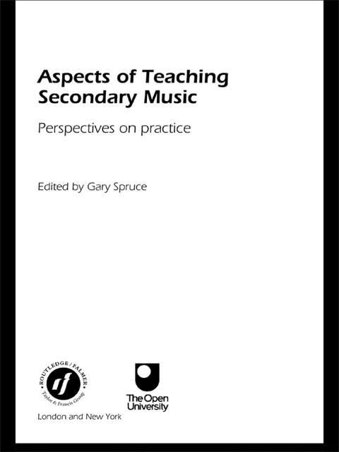 Cover image for book Aspects of Teaching Secondary Music