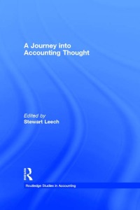Cover image: A Journey into Accounting Thought 1st edition 9780415753531