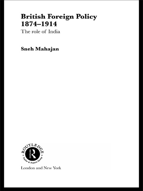Cover image for book British Foreign Policy 1874-1914
