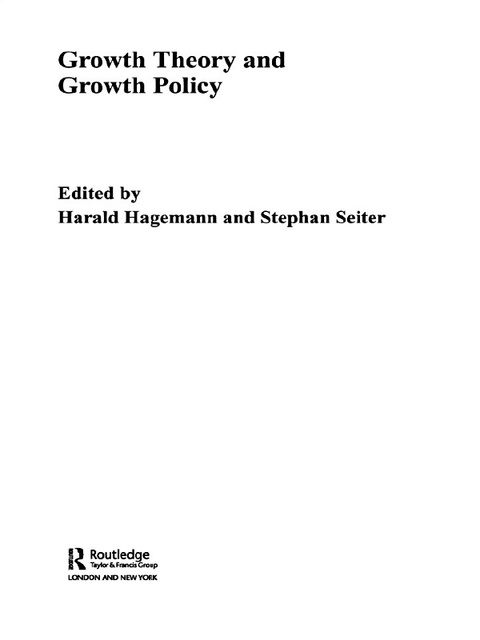 Cover image for book Growth Theory and Growth Policy