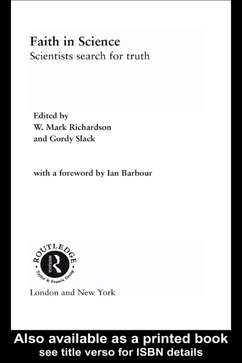 Cover image for book Faith in Science