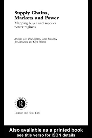 Supply Chains, Markets and Power