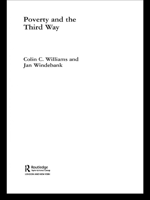 Cover image for book Poverty and the Third Way