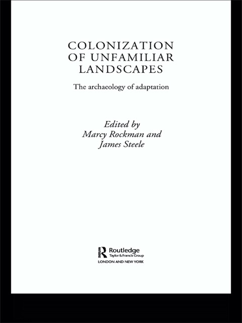 Cover image for book The Colonization of Unfamiliar Landscapes