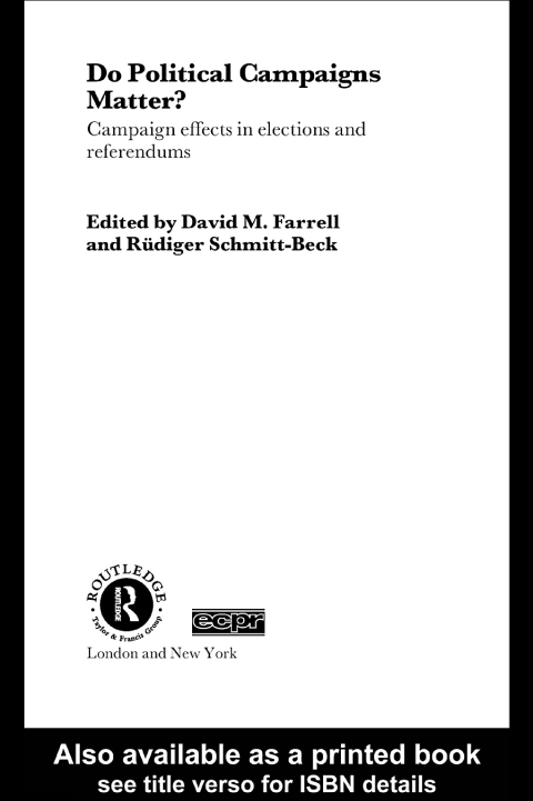 Do Political Campaigns Matter? 