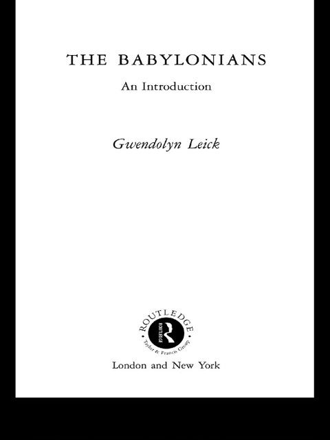 Cover image for book The Babylonians