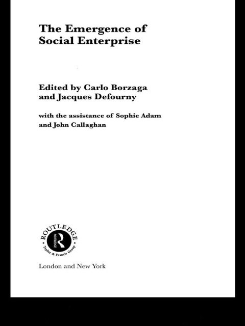 Cover image for book The Emergence of Social Enterprise