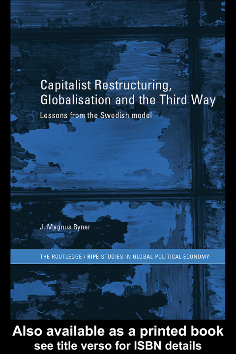 Cover image for book Capitalist Restructuring, Globalization and the Third Way