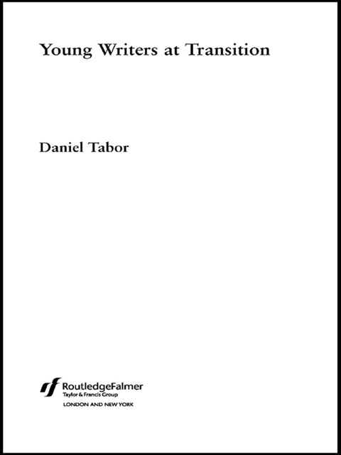 Cover image for book Young Writers at Transition